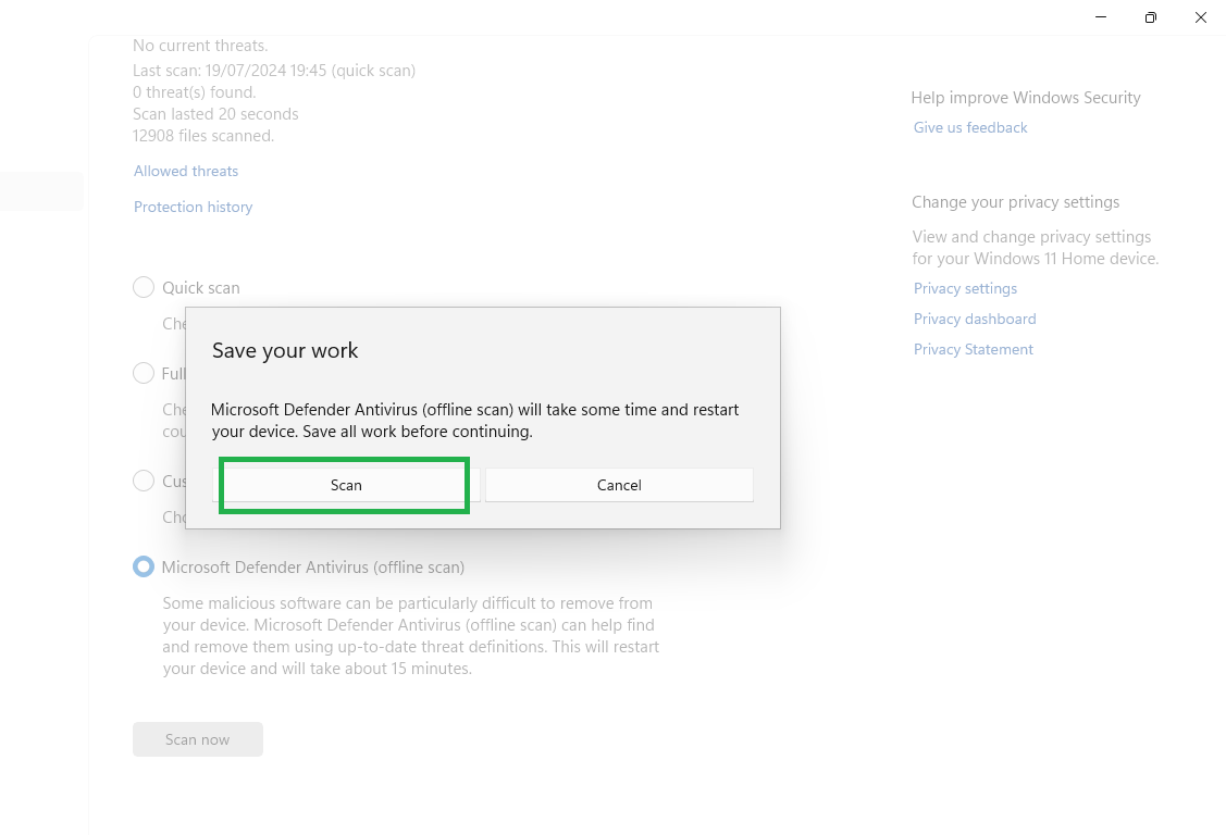 microsoft-defender-anti-virus-offline-scan-button